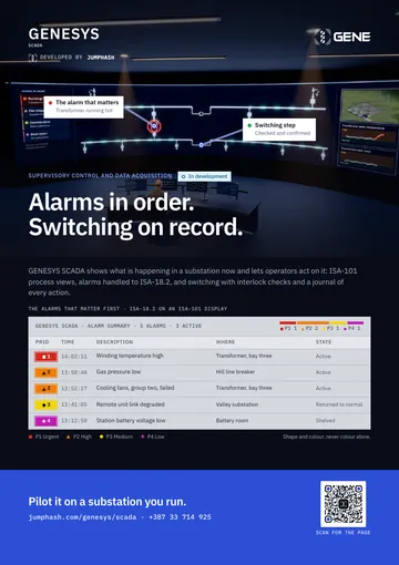 First page of the SCADA flyer